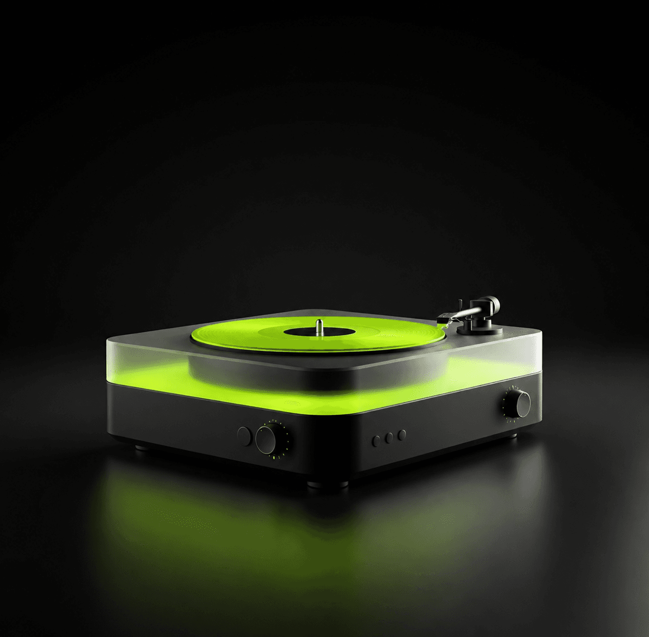 Vinyl record player