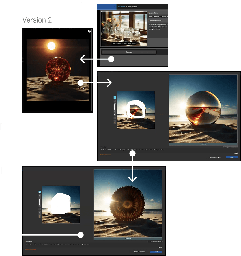 Problem — lost previous version after regenerate